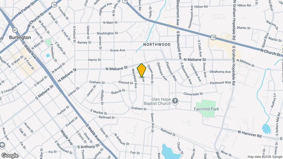 525 Texas Ave Map and Location Details