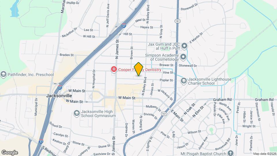 512-512 Poplar St Map and Location Details