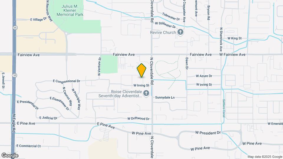 1319 N Heath Ave Map and Location Details