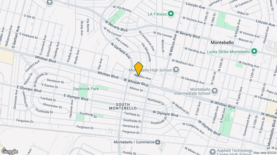 2441 Repetto Ave Map and Location Details