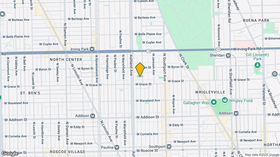 3820 N Greenview Ave, Unit 3817.5-3E Map and Location Details