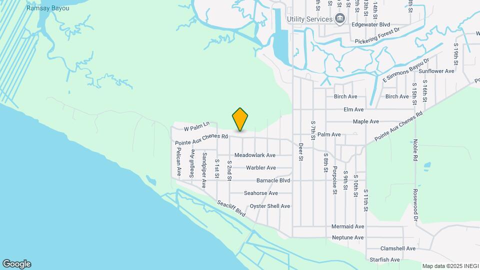 9216 Pointe Aux Chenes Rd Map and Location Details