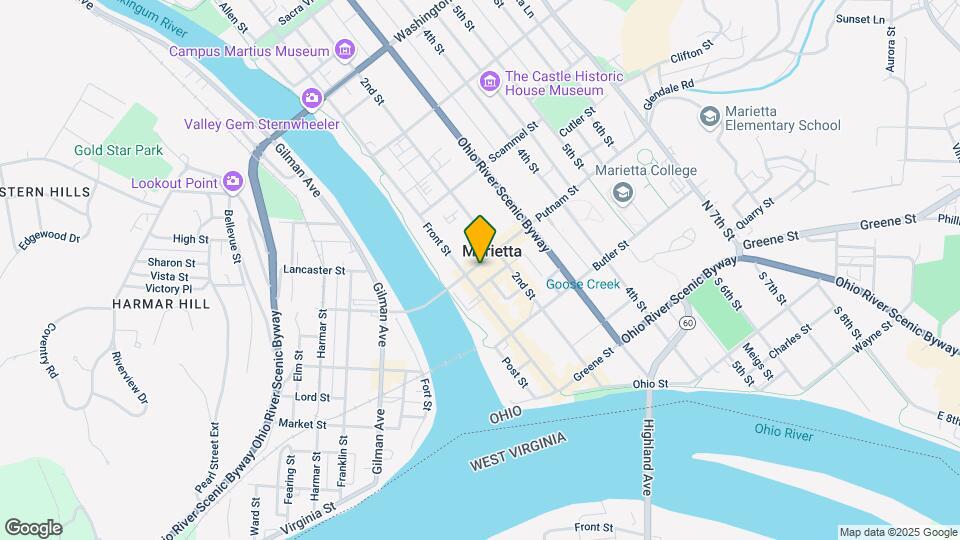 114 1/2 Putnam St Map and Location Details