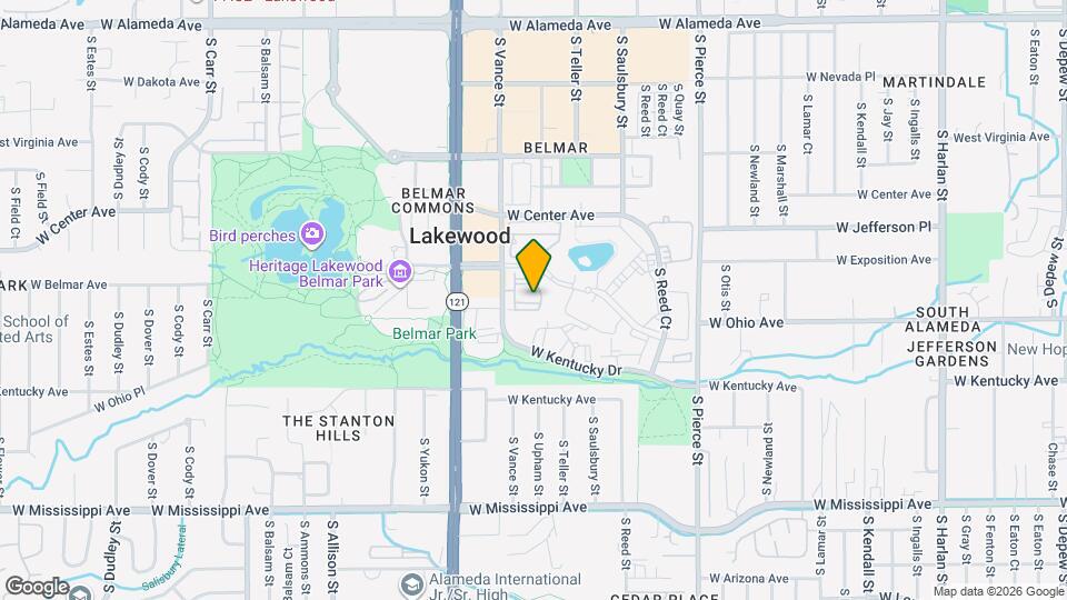 832 S Vance St Map and Location Details