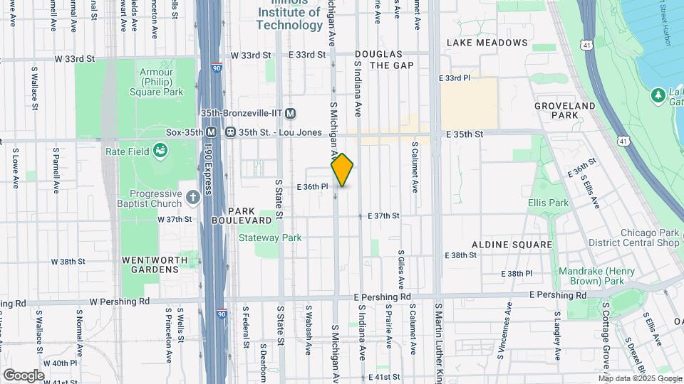 3639 S Michigan Ave Map and Location Details
