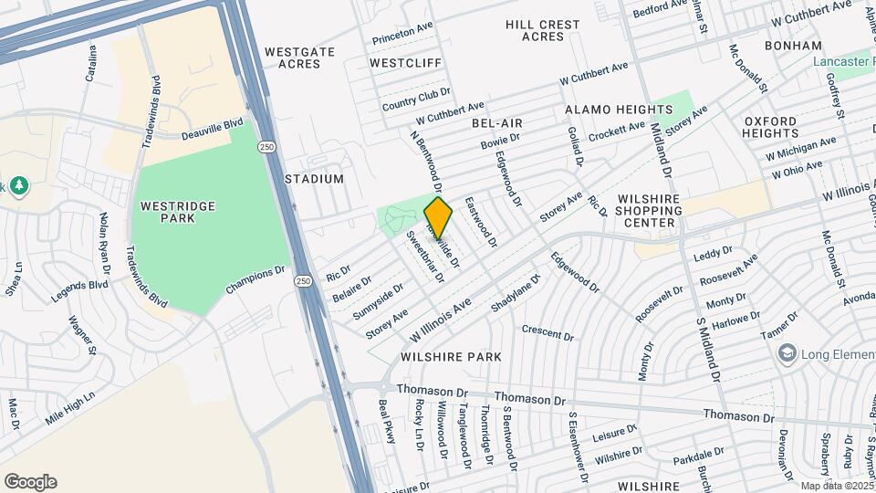 411 Idlewilde Dr Mapa y Detalles de la Ubicación