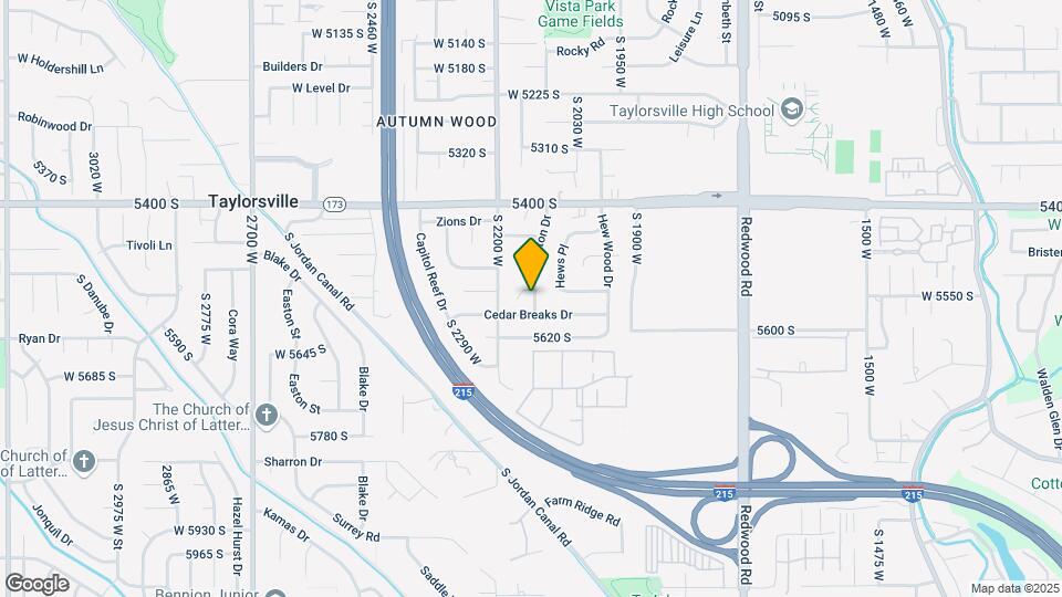 5554 Hugoton Dr Map and Location Details