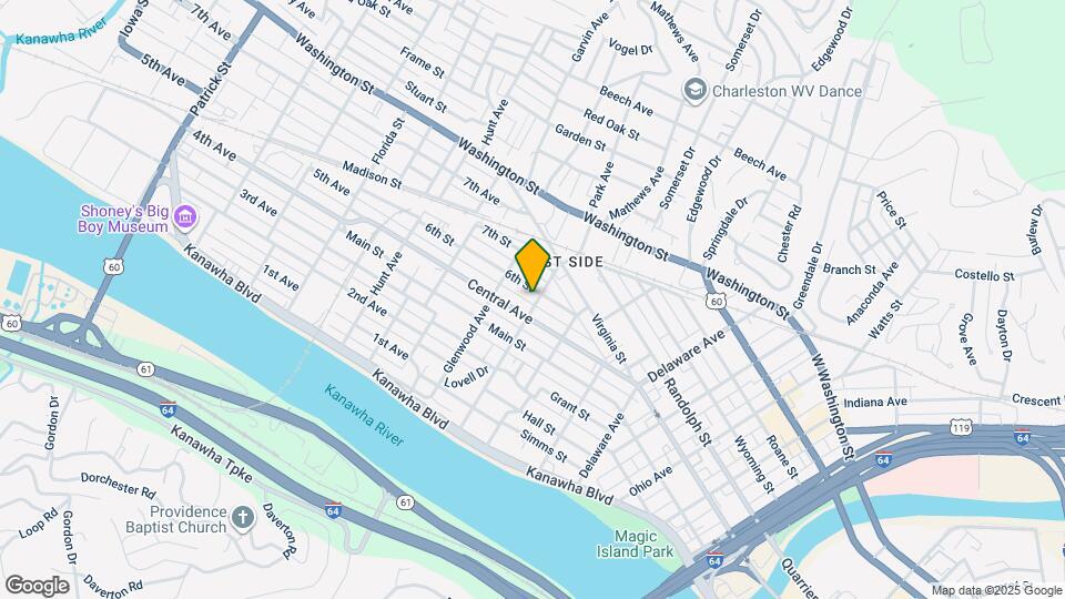 507 1/2 Park Ave Map and Location Details