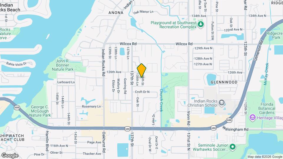 12496 136th St Map and Location Details