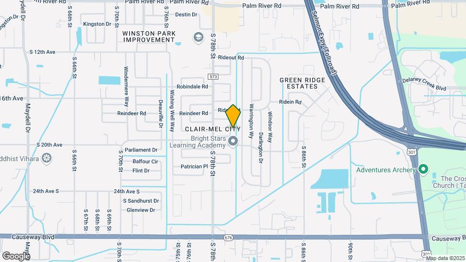 1826 Cadillac Cir Map and Location Details