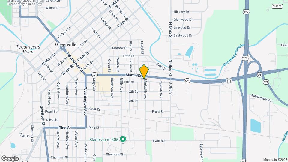 110 Markwith Ave, Unit 112 Markwith St. Map and Location Details