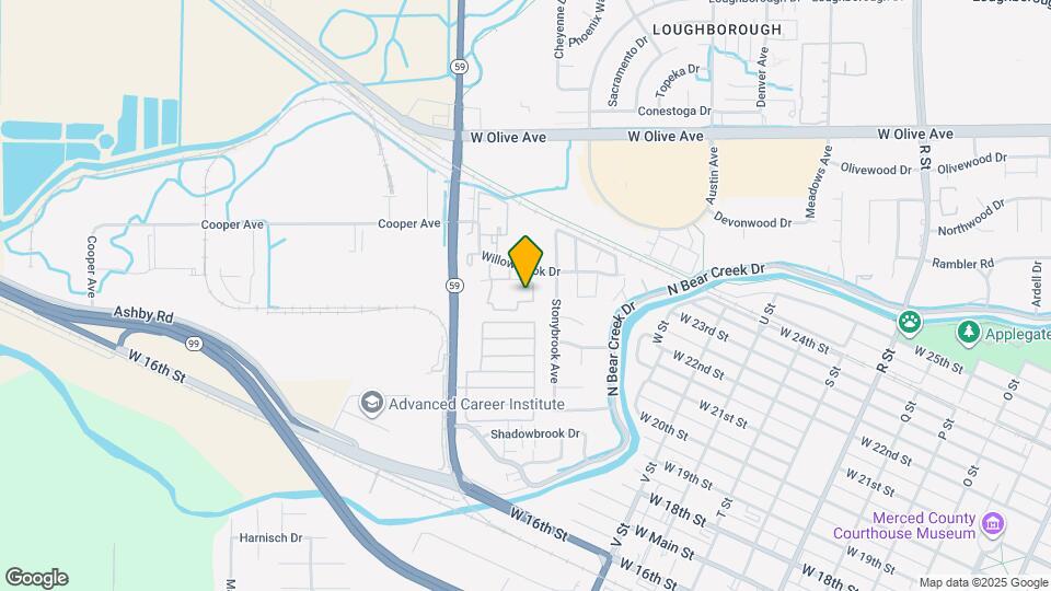 1736 Willowbrook Dr Map and Location Details