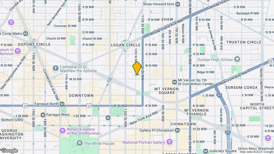 1115 M St NW Map and Location Details