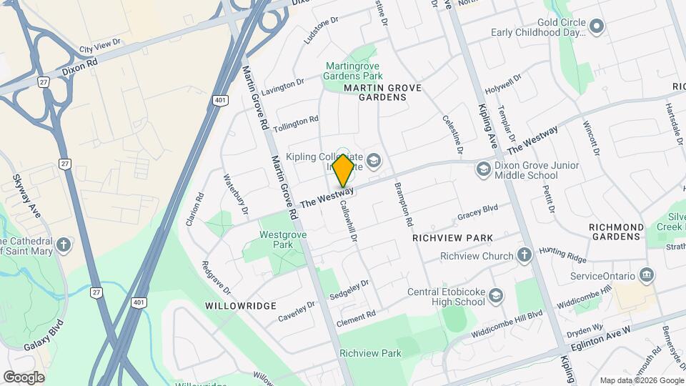 399 The Westway Map and Location Details