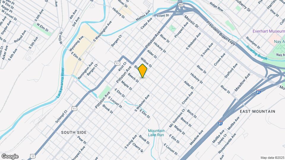 817 Prospect Ave-Unit -1 Map and Location Details