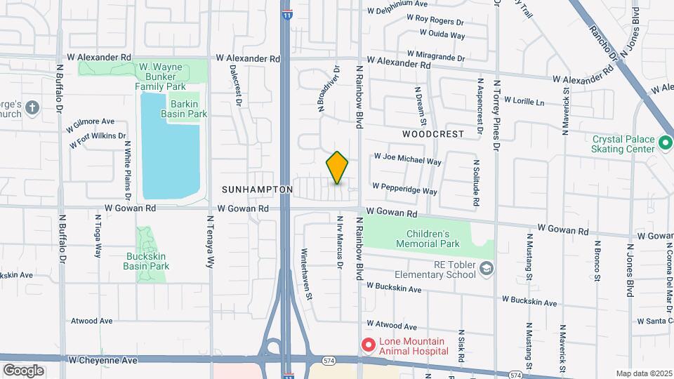 3605 Spanish Butterfly St Map and Location Details