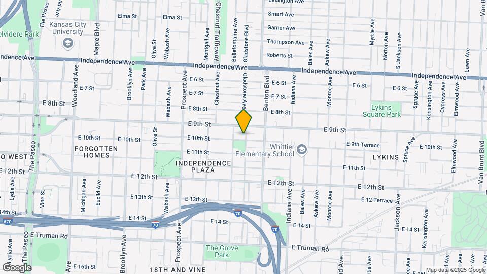 916 Bellefontaine Ave Map and Location Details