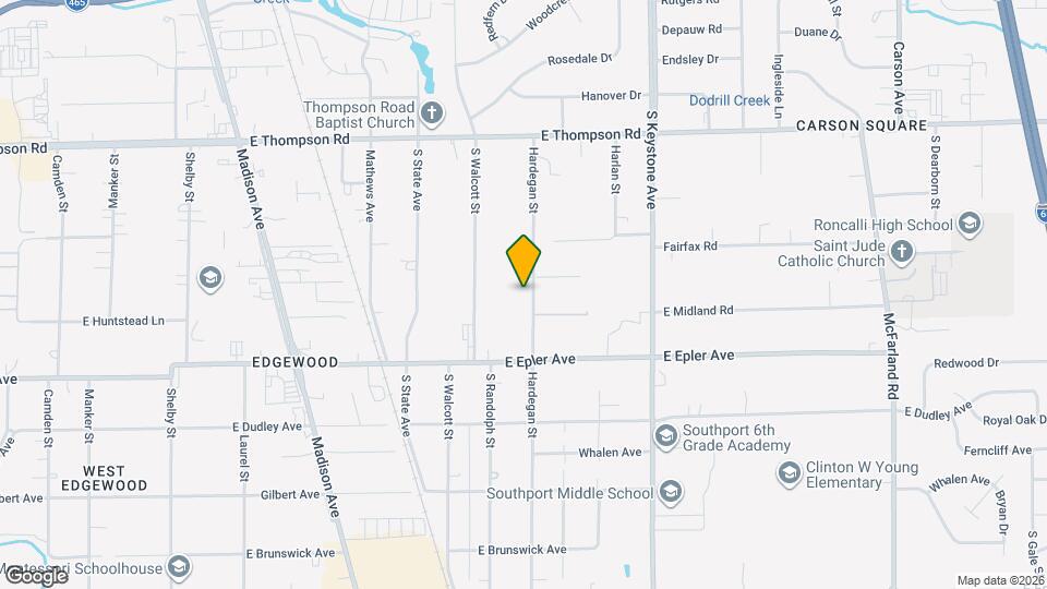 5050 Hardegan St Map and Location Details