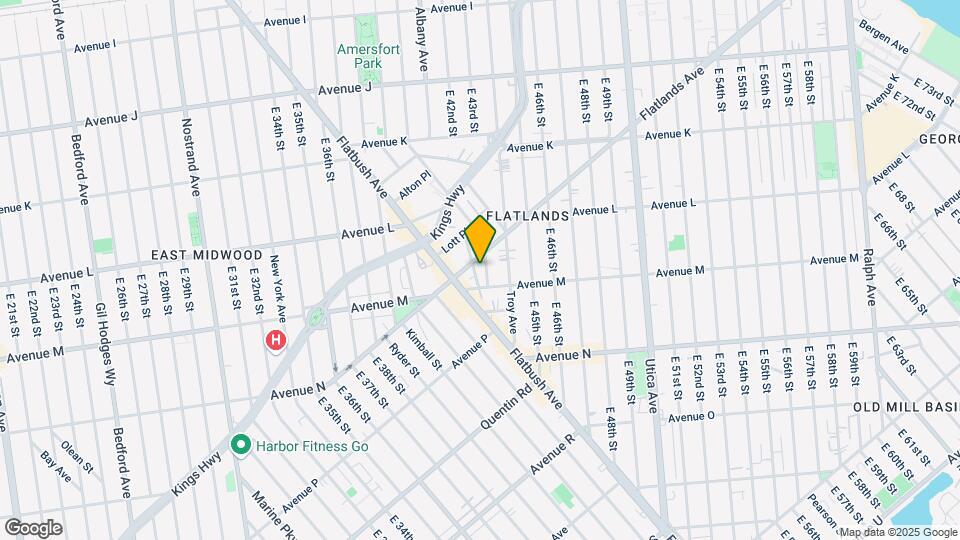 1602 E 43rd St Map and Location Details