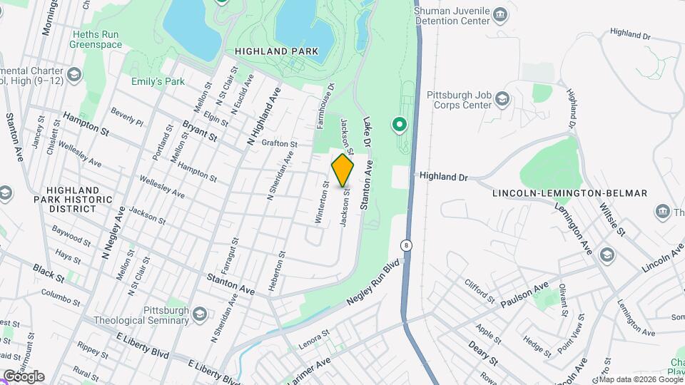 6523 Jackson St Map and Location Details