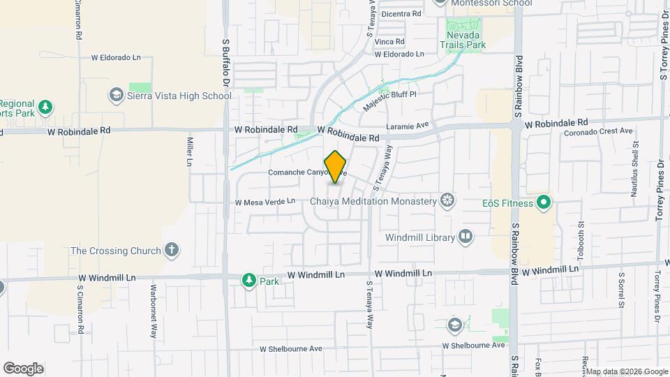 7451 Cochise Bend Ave Map and Location Details