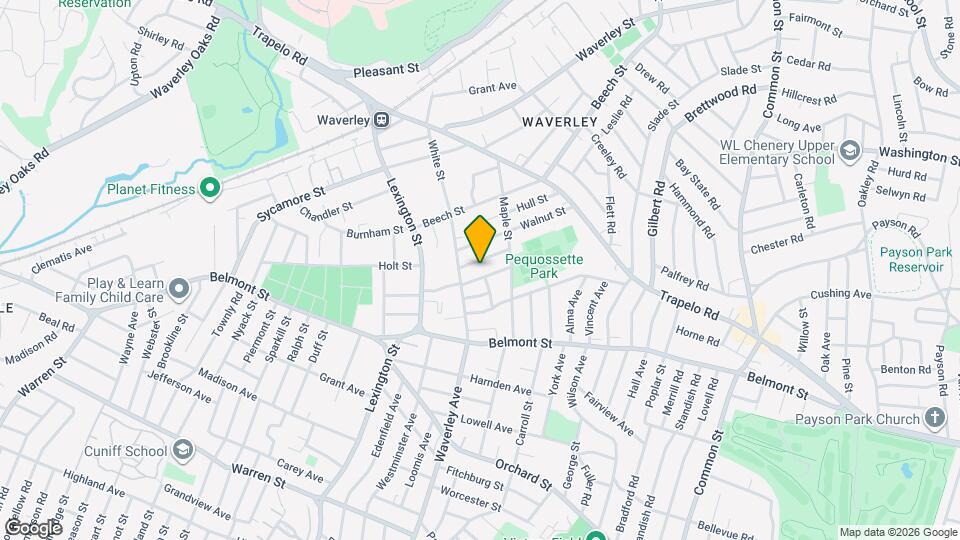 10-12-12 Chestnut St Map and Location Details