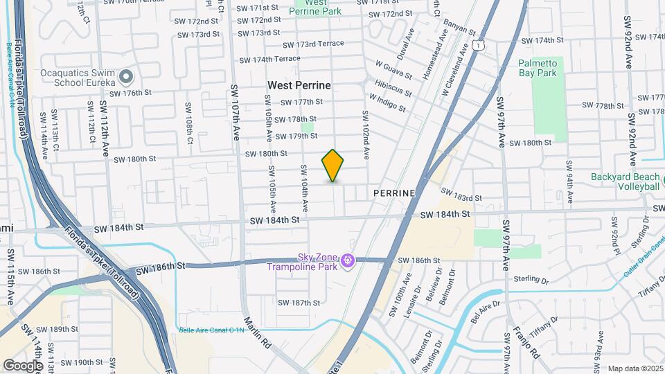 18390 SW 103rd Ct Map and Location Details