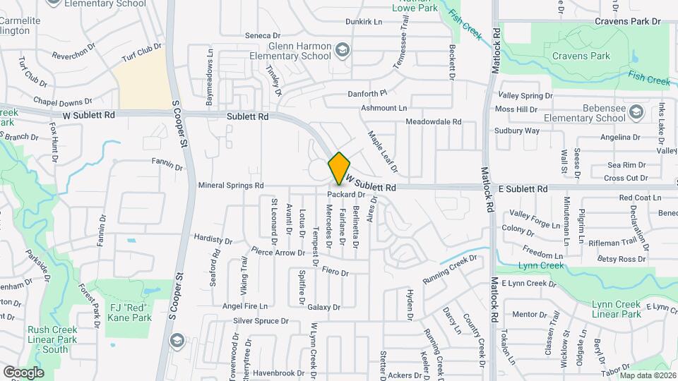 923 Packard Dr Map and Location Details