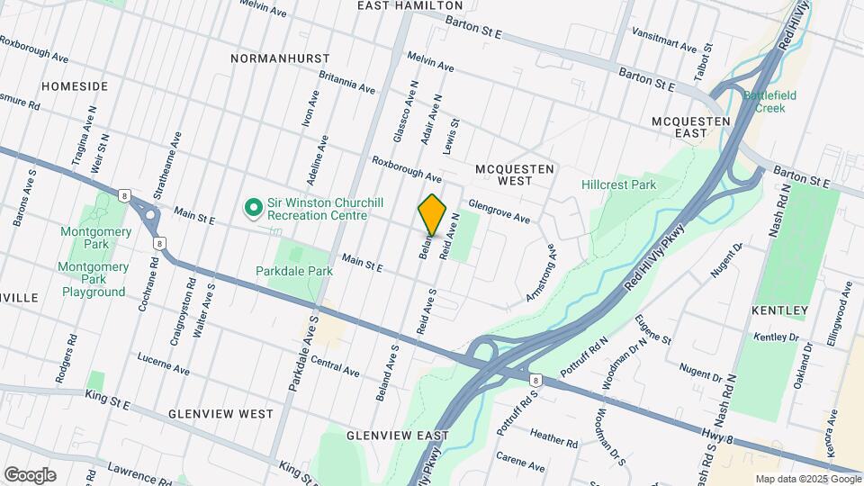 1240 Dunsmure Rd Map and Location Details