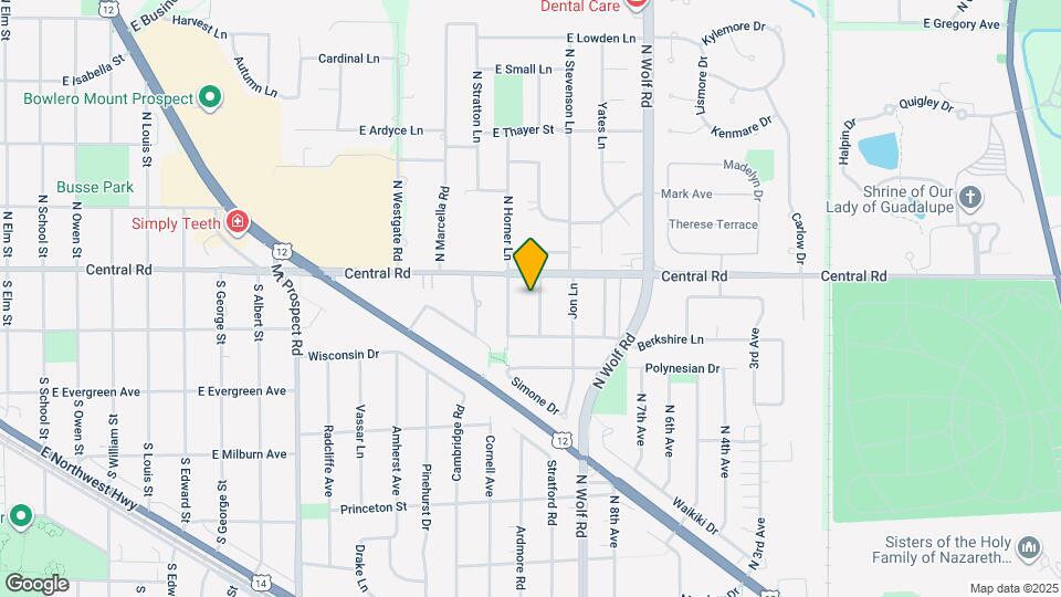 650 Patricia Ln Map and Location Details