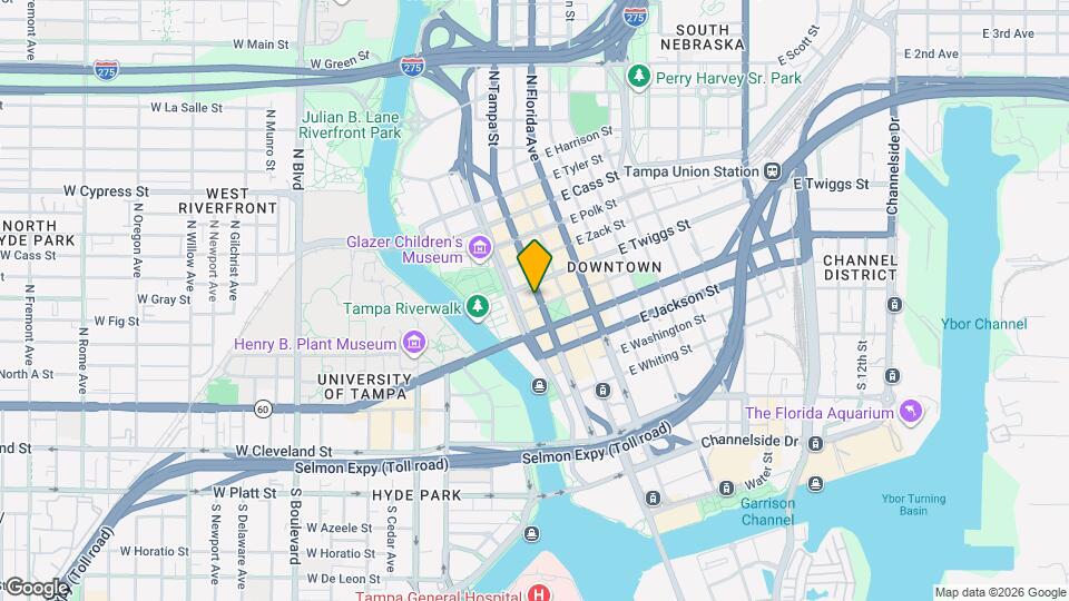 One Tampa Map and Location Details