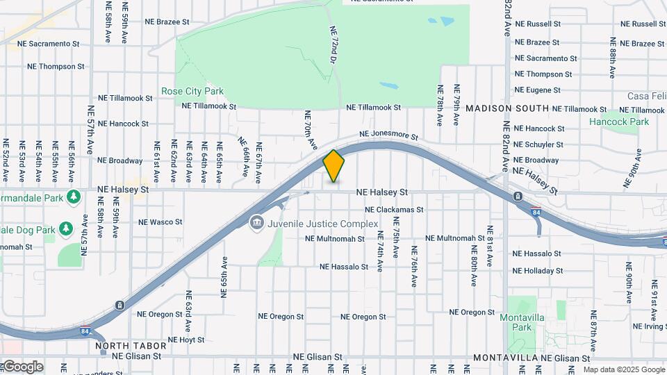 7125 NE Halsey St Mapa y Detalles de la Ubicación