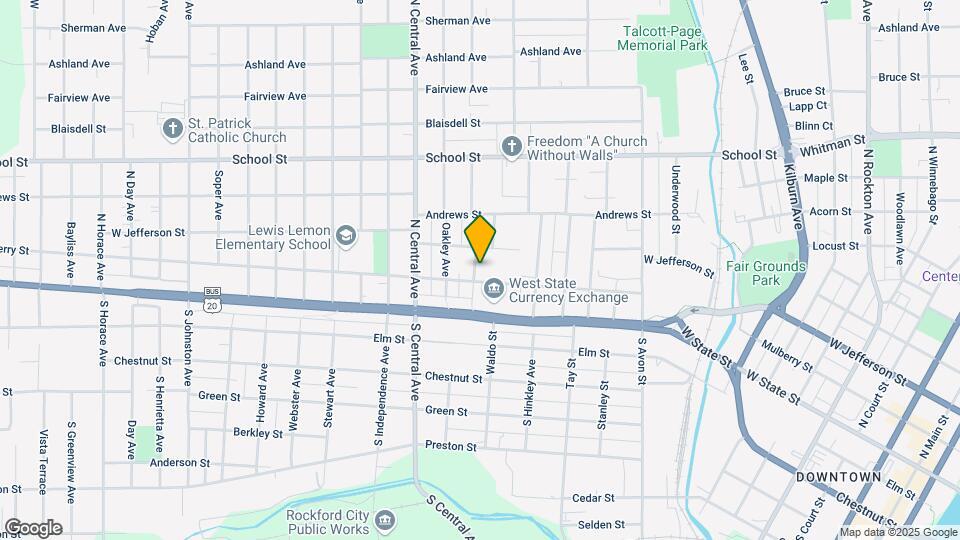 209 Irving Ave Mapa y Detalles de la Ubicación