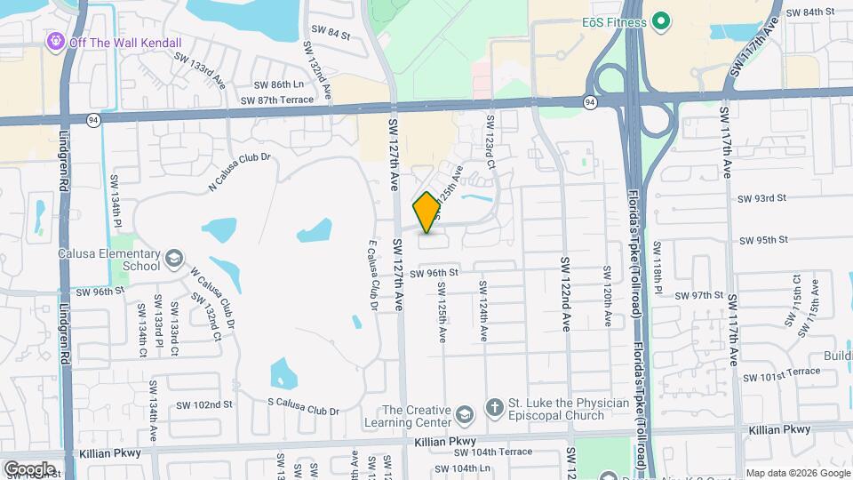12518 SW 94th Terrace Map and Location Details