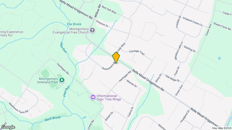 102 Jamestown Rd Map and Location Details