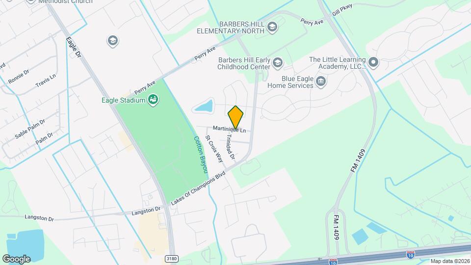 14006 Martinique Ln Map and Location Details