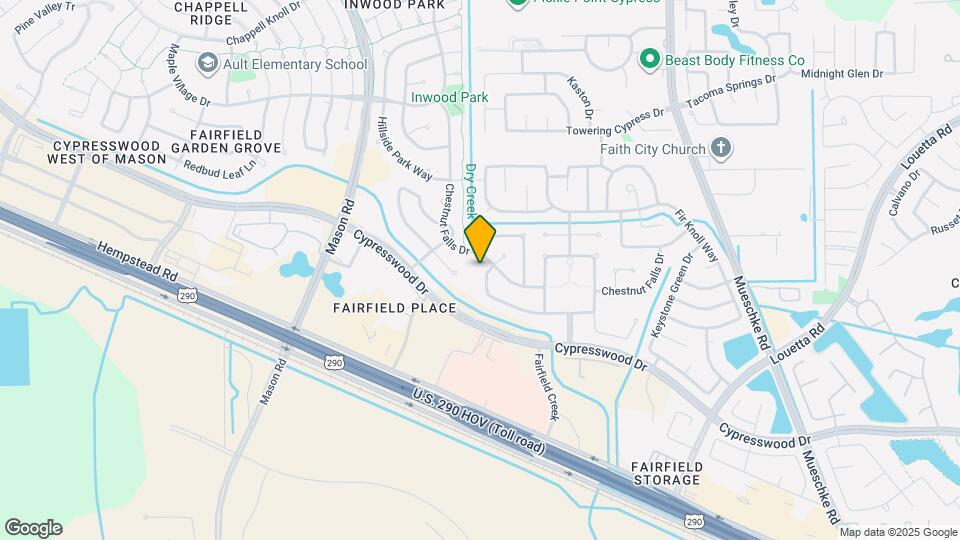 15027 Winding Black Cherry Ln Map and Location Details