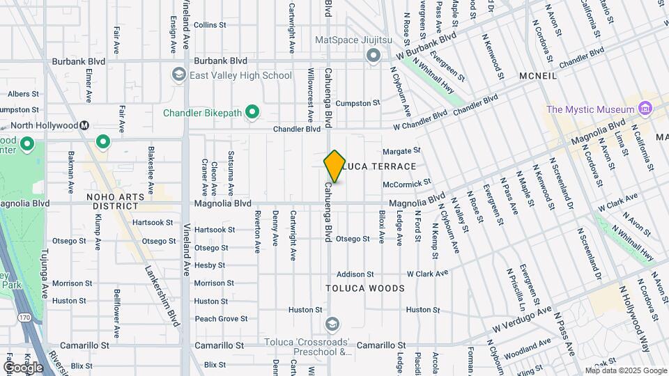 5228 Cahuenga Blvd Mapa y Detalles de la Ubicación