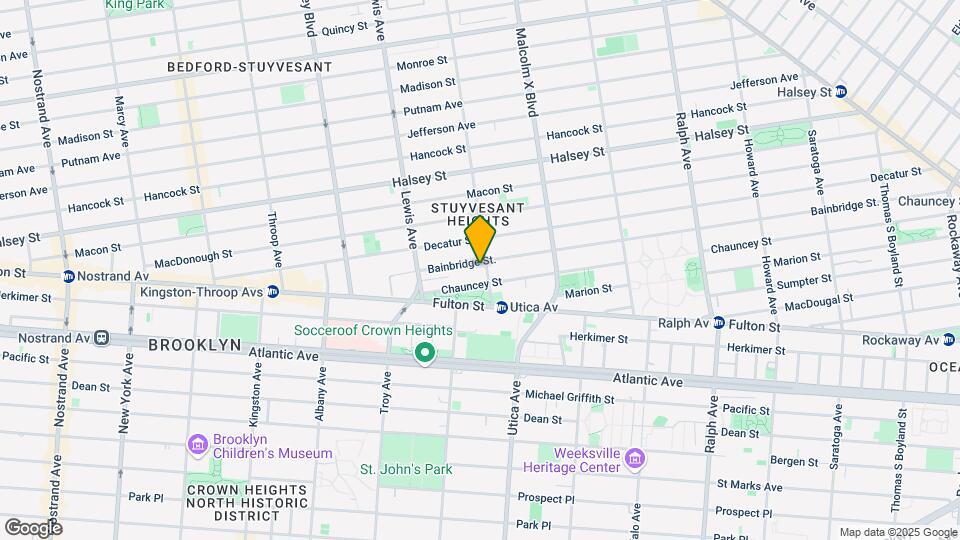 408 Stuyvesant Ave Mapa y Detalles de la Ubicación