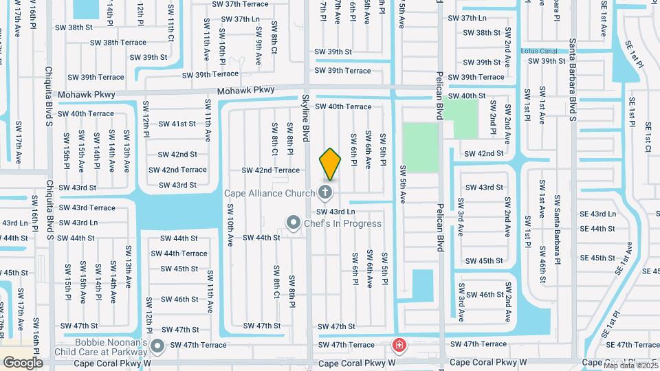 4215 SW 7th Pl Map and Location Details