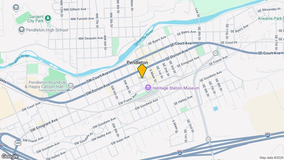 127 SW Emigrant Ave Map and Location Details