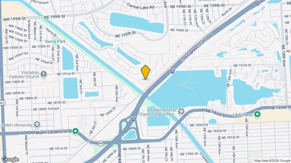 19103 NE 8th Ct Map and Location Details