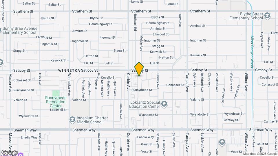7531 Bovey Ave Mapa y Detalles de la Ubicación