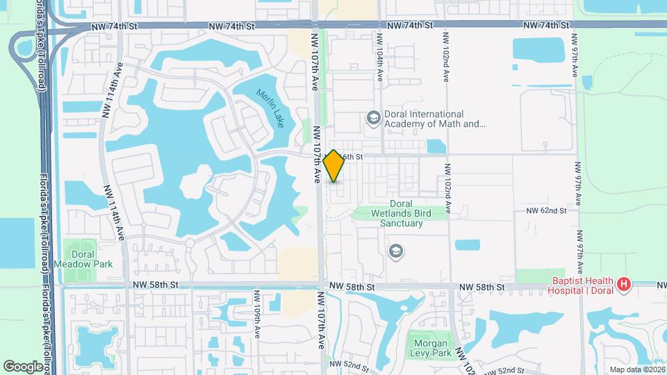 6326 NW 105th Pl Map and Location Details