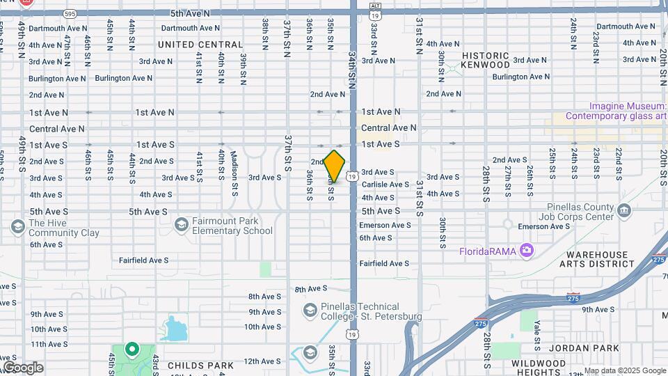 344 35th St S Map and Location Details