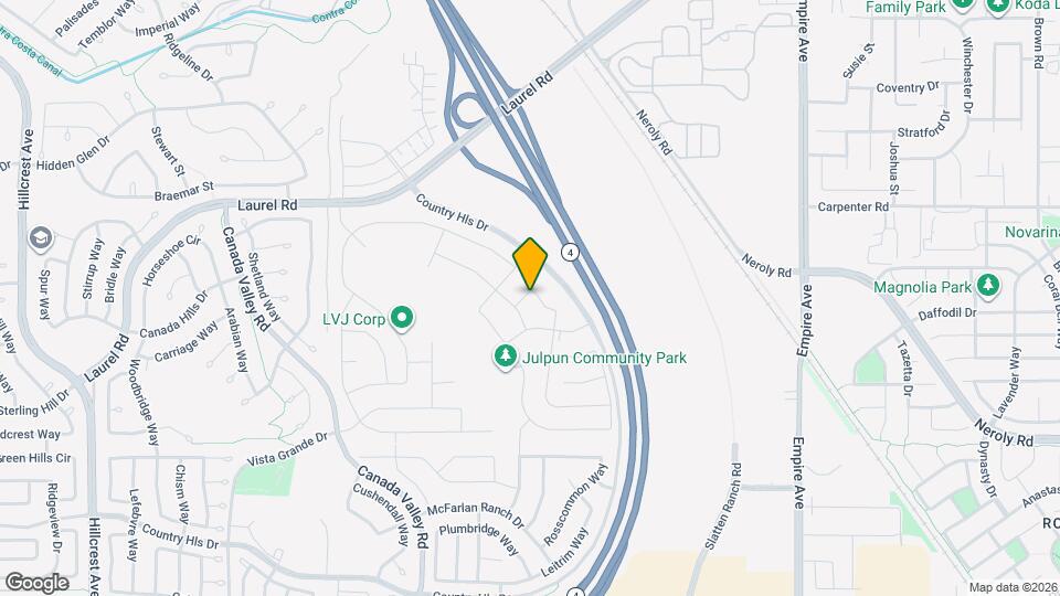 5494 Monte Vista Wy Map and Location Details