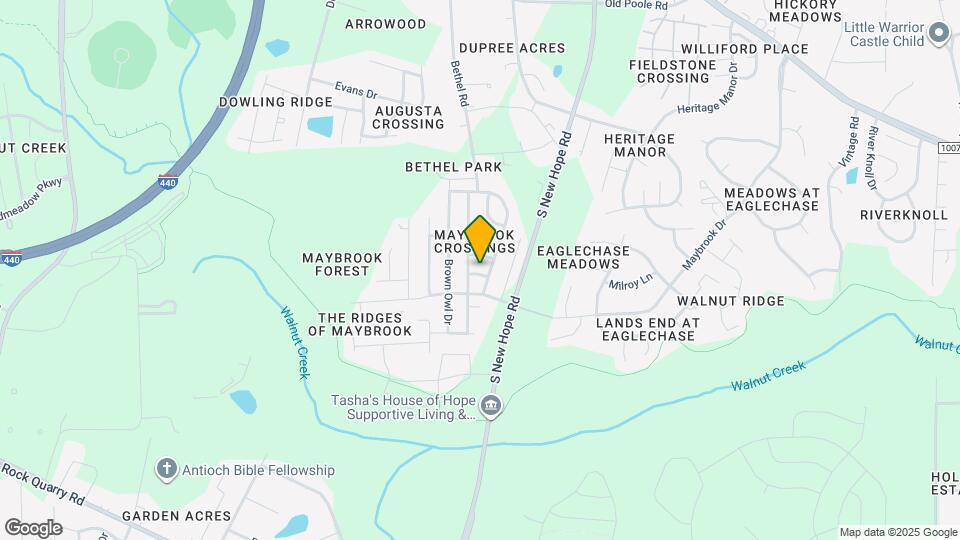 2504 Boulder Ridge Dr Mapa y Detalles de la Ubicación