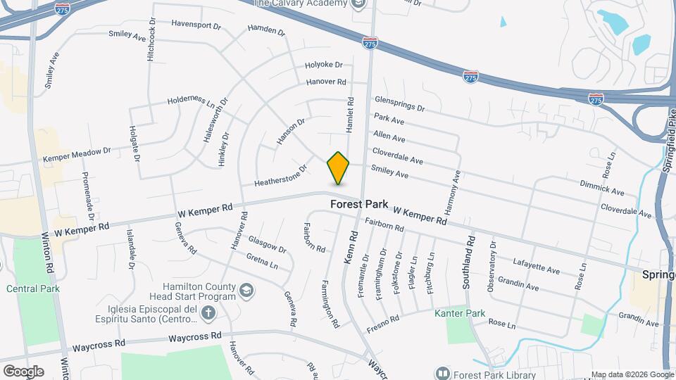 784 W Kemper Rd Map and Location Details