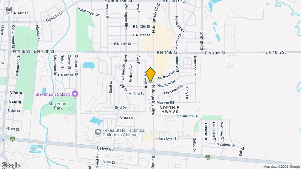 950 Piedmont Dr Map and Location Details