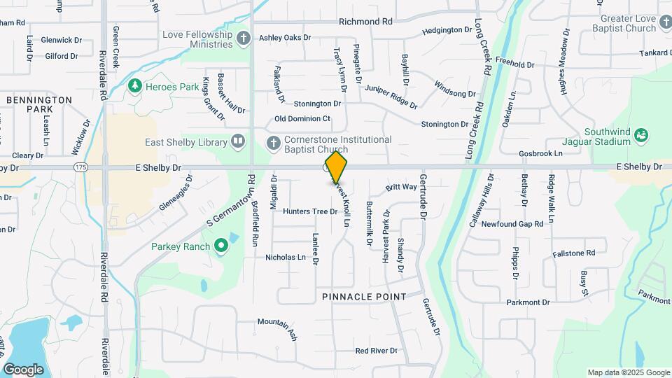 4727 Harvest Knoll Ln Map and Location Details